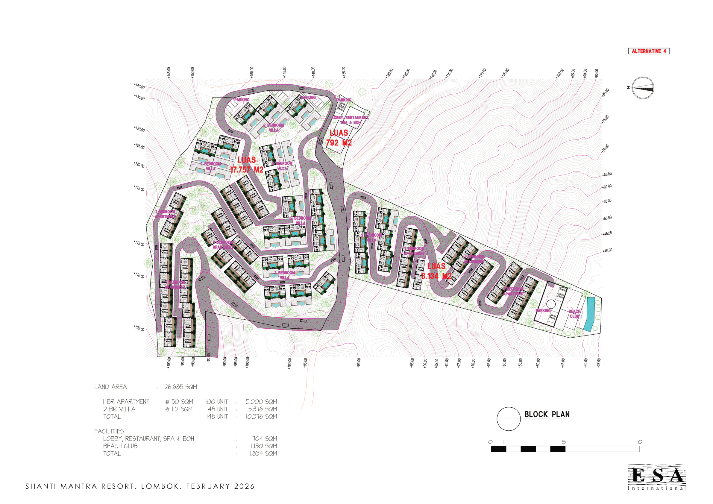 Shanti Mantra — Plano de implantación (Alternativa 4)